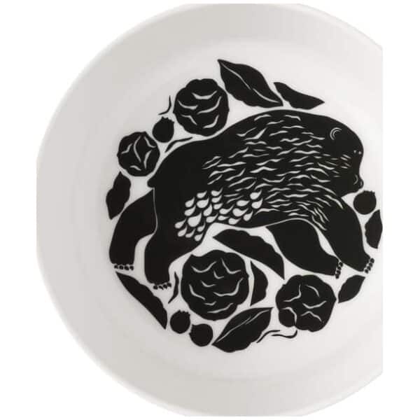 Marimekko skål 0,4L Karhuemo white/dark green