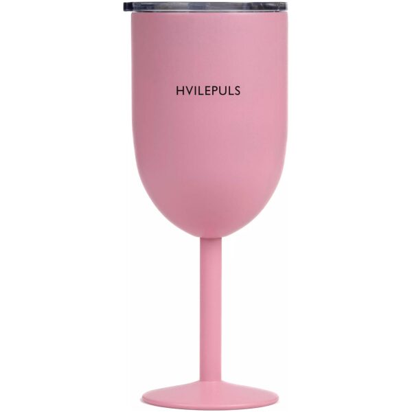 Termo-vinglass Hvilepuls Lys rosa