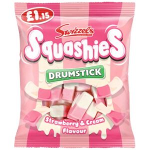 Swizzels Drumstick Squashies Strawberry Cream