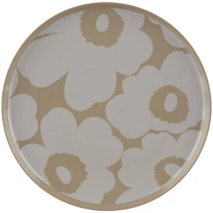 Marimekko tallerken Ø20cm Unikko terra/white