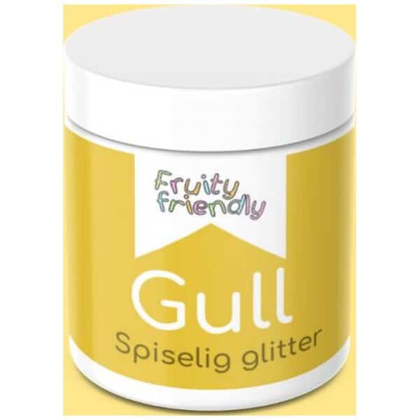 Spiselig Glitter Gull