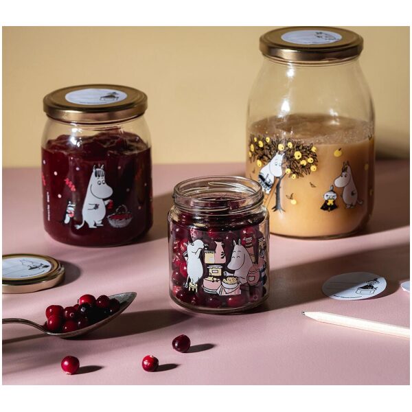 Mummi glasskrukke + 4 klistremerker 1L - Bilde 2