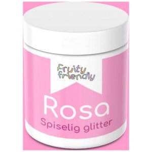 Spiselig Glitter Rosa