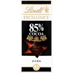 Lindt Excellence Dark 85% plate