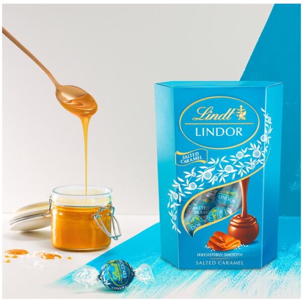 Lindt Lindor Salted Caramel 200g - Bilde 2