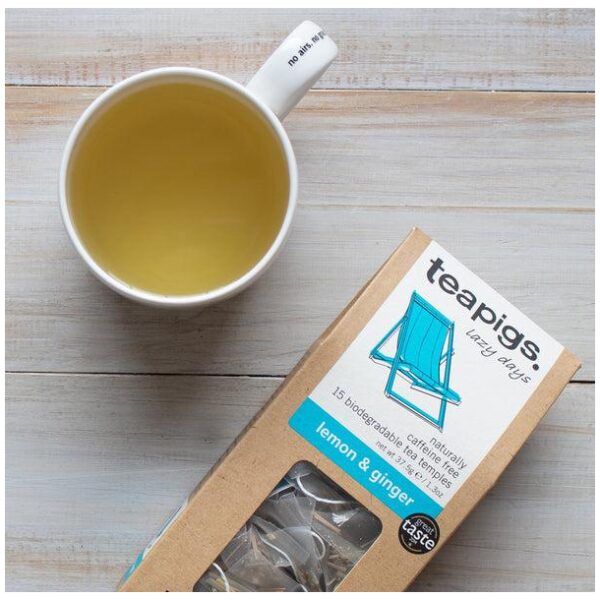teapigs. Lemon & Ginger 50 temples - Bilde 2