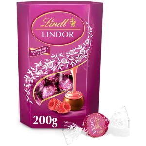 Lindt Lindor Raspberry & Cream 200g