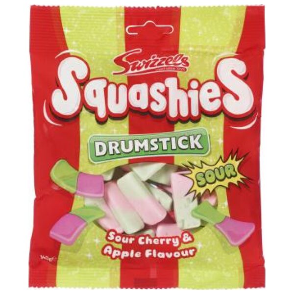 Swizzels Drumstick Squashies Sour Cherry & Apple