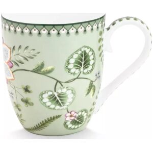 Pip Studio Krus XL 450ml Lily&Lotus Lys Grønn