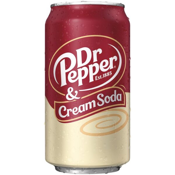 Dr Pepper & Cream Soda 355ml