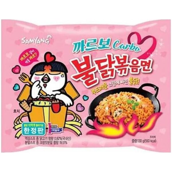 Samyang Hot Chicken Noodles Carbonara