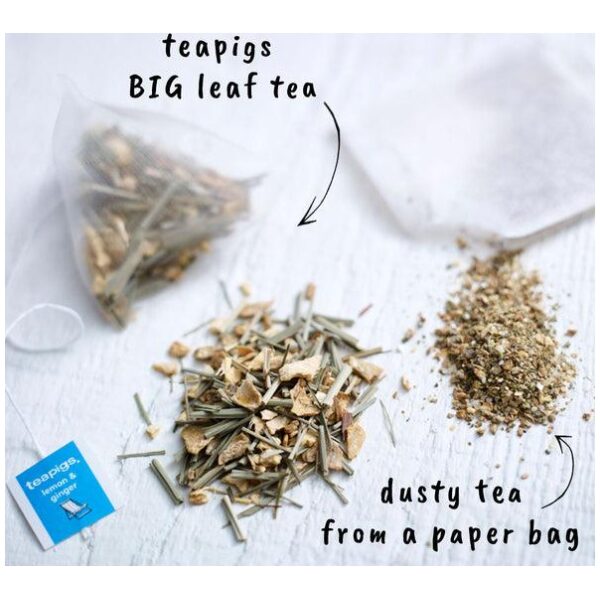 teapigs. Lemon & Ginger 50 temples - Bilde 3