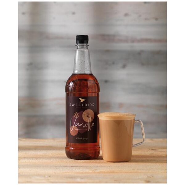 Sweetbird Vanilla sirup 1L - Bilde 2