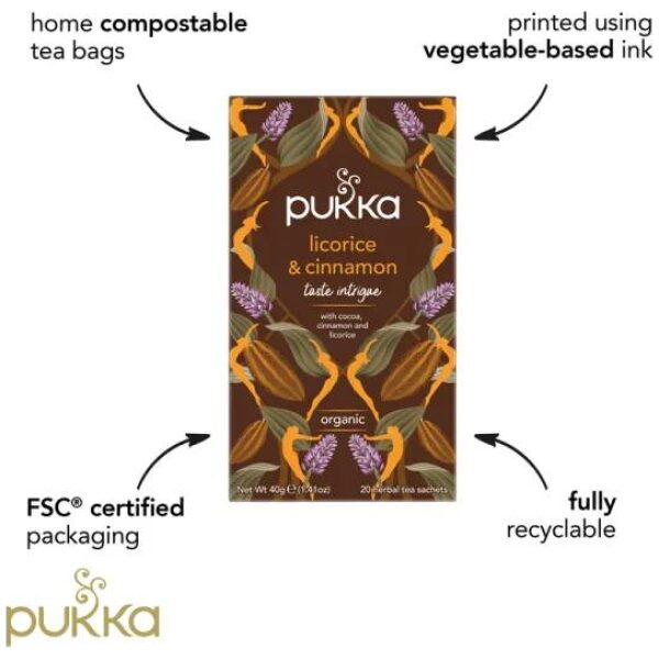 Pukka Licorice & Cinnamon organic - Bilde 4