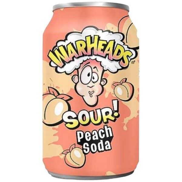 Warheads Sour! Peach Soda 330ml