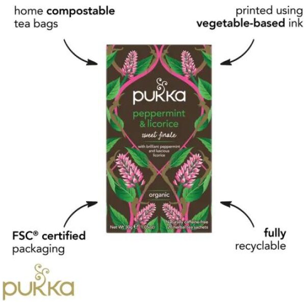 Pukka Peppermint & Licorice organic - Bilde 4