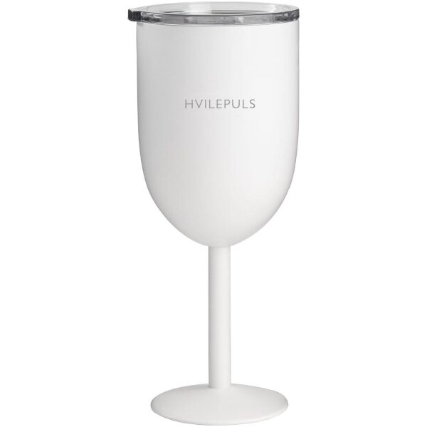 Termo-vinglass Hvilepuls - hvit