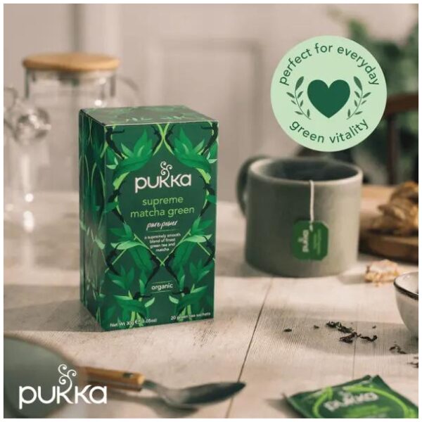 Pukka Supreme Matcha Green organic - Bilde 3