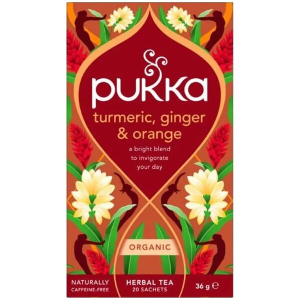 Pukka Turmeric, Ginger & Orange organic