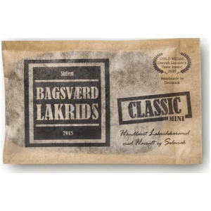 Bagsværd Lakrids Lakrisplate Liten - Classic 40g