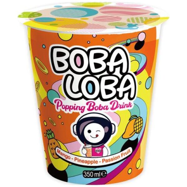Boba Loba Mango Pineapple Passion 350ml