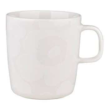 Marimekko krus 0,4L Unikko white, natural white