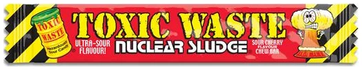 Toxic Waste Sour Cherry Chew Bar