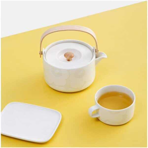 Marimekko fat 15x12cm Unikko white - Bilde 2
