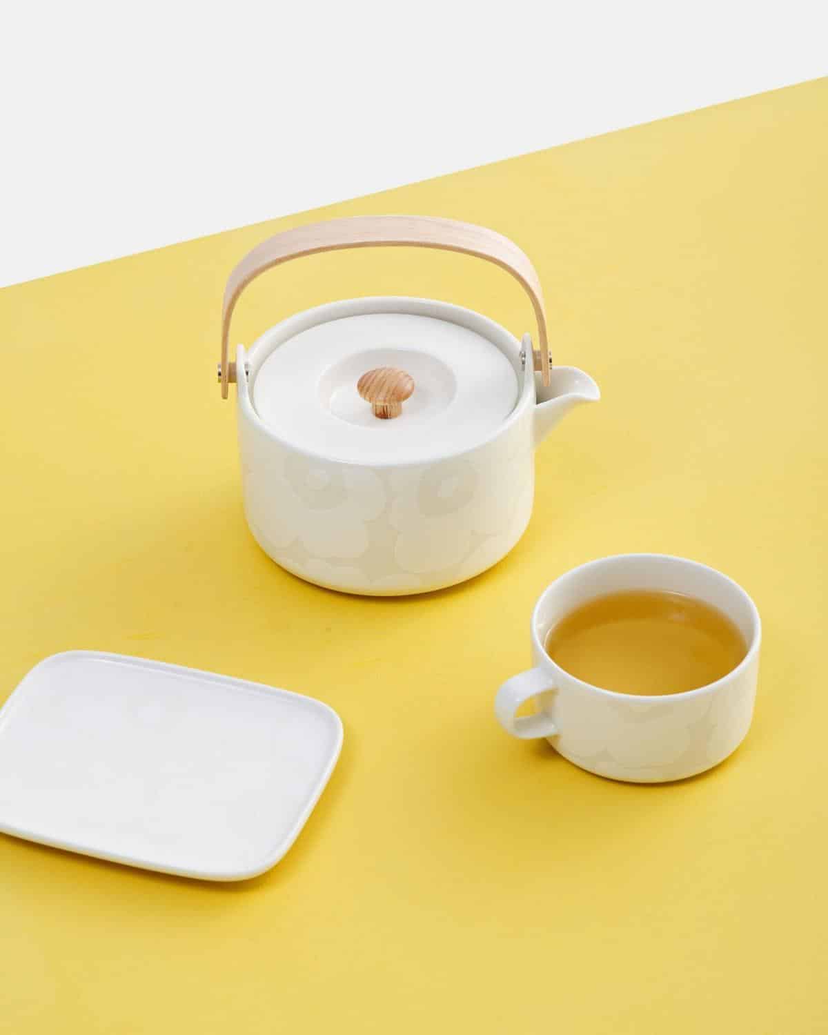 Marimekko fat 15x12cm Unikko white - Bilde 2