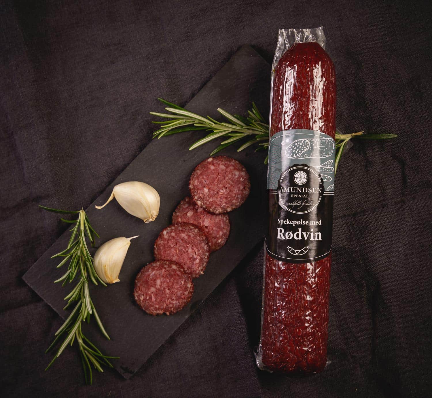 Amundsen Spesial Spekepølse med rødvin - Bilde 2
