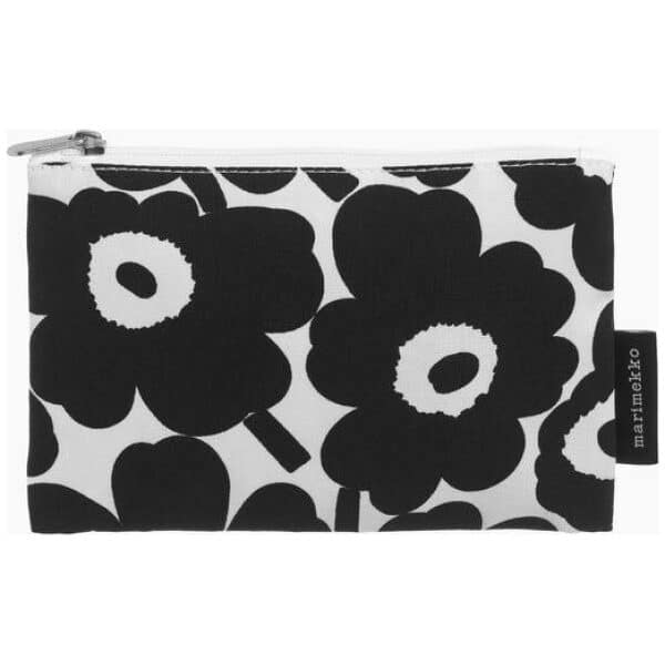 Marimekko Sminkeveske Unikko Svart/Hvit