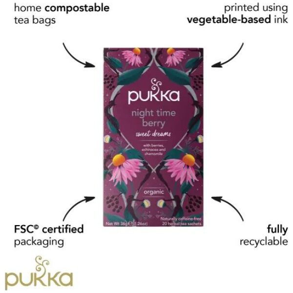 Pukka Night Time Berry organic - Bilde 4
