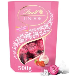 Lindt Lindor Strawberries & Cream 500gr