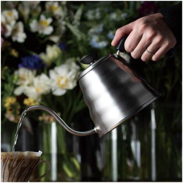 Hario V60 Buono Hellekanne stål 1,2L - Bilde 3