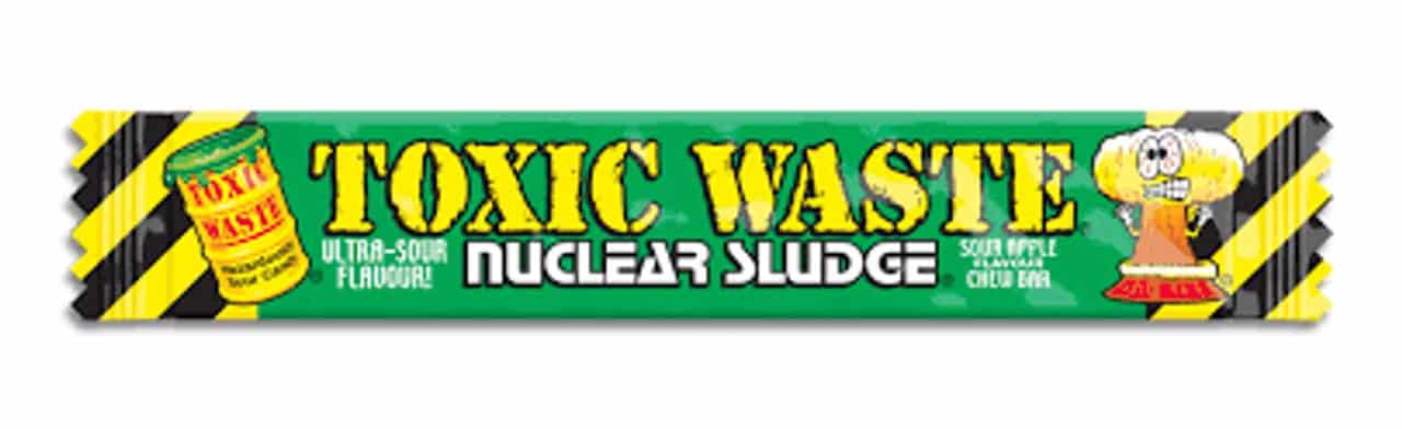 Toxic Waste Sour Apple Chew Bar