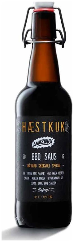 Drit Forbanna Hæstkuk BBQ-saus 0,5L