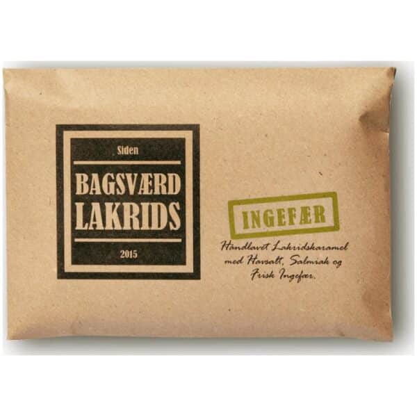Bagsværd Lakrids Lakrisplate Ingefær 160g