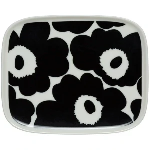 Marimekko fat 15x12cm Unikko white, black