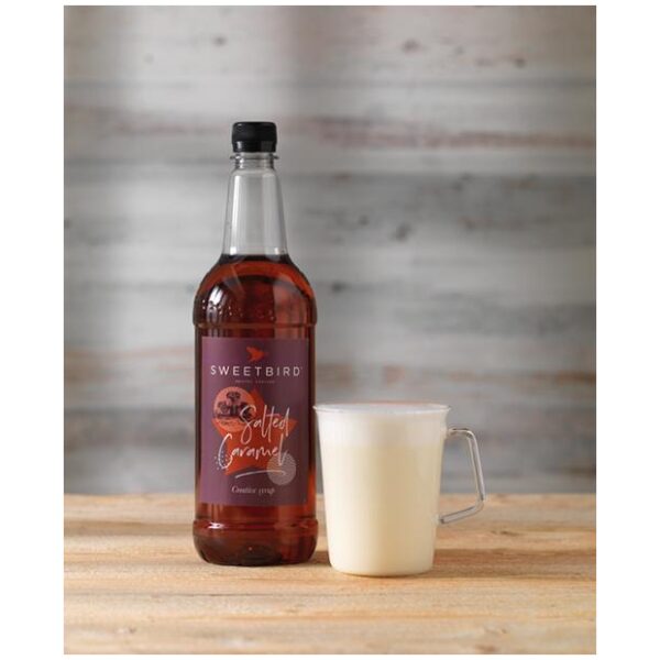 Sweetbird Salted Caramel sirup 1L - Bilde 2