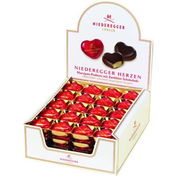 Niederegger Lübeck Marsipanhjerte - Bilde 2
