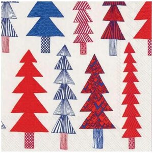 Marimekko Servietter Kaffe Kuusikossa Red