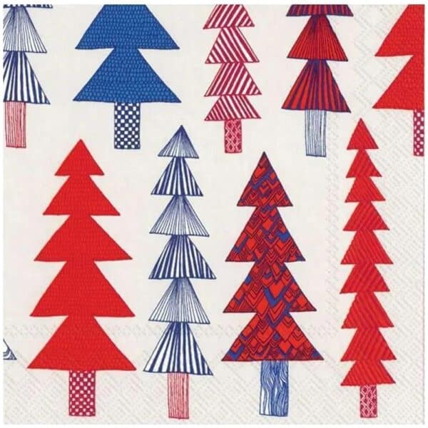 Marimekko Servietter Kaffe Kuusikossa Red