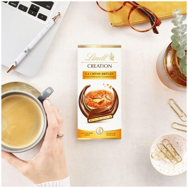 Lindt Creation Milk Crème Brûlée - Bilde 2