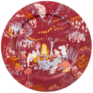 Mummi Serveringsfat 15x34 Festive Moments Rød