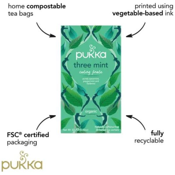 Pukka Three Mint organic - Bilde 4