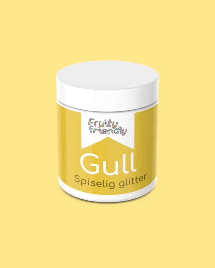 Spiselig Glitter Gull