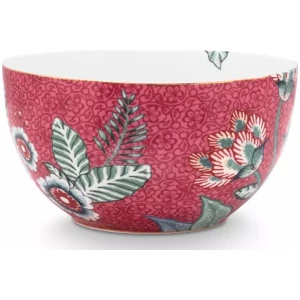 Pip Studio Skål 12cm Flower Festival Dark Pink