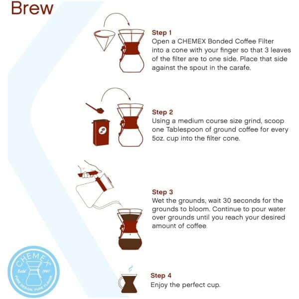 Chemex Classic Kaffebrygger 6 Kopper - Bilde 3
