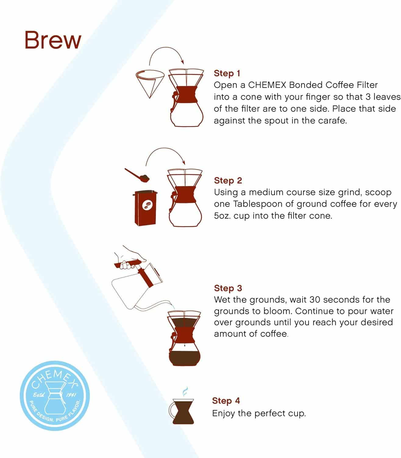 Chemex Classic Kaffebrygger 6 Kopper - Bilde 3