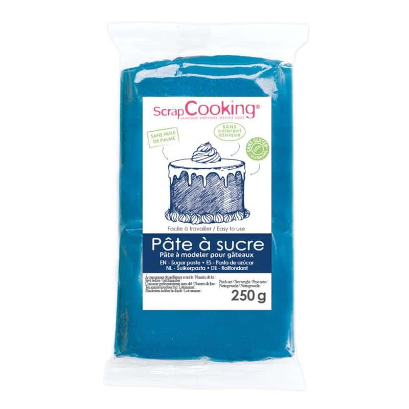 Scrap Cooking Fondant Mørk Blå 250g